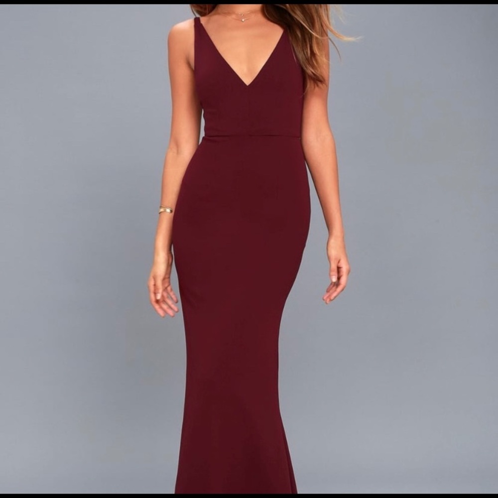 Lulus melora maxi dress sz m